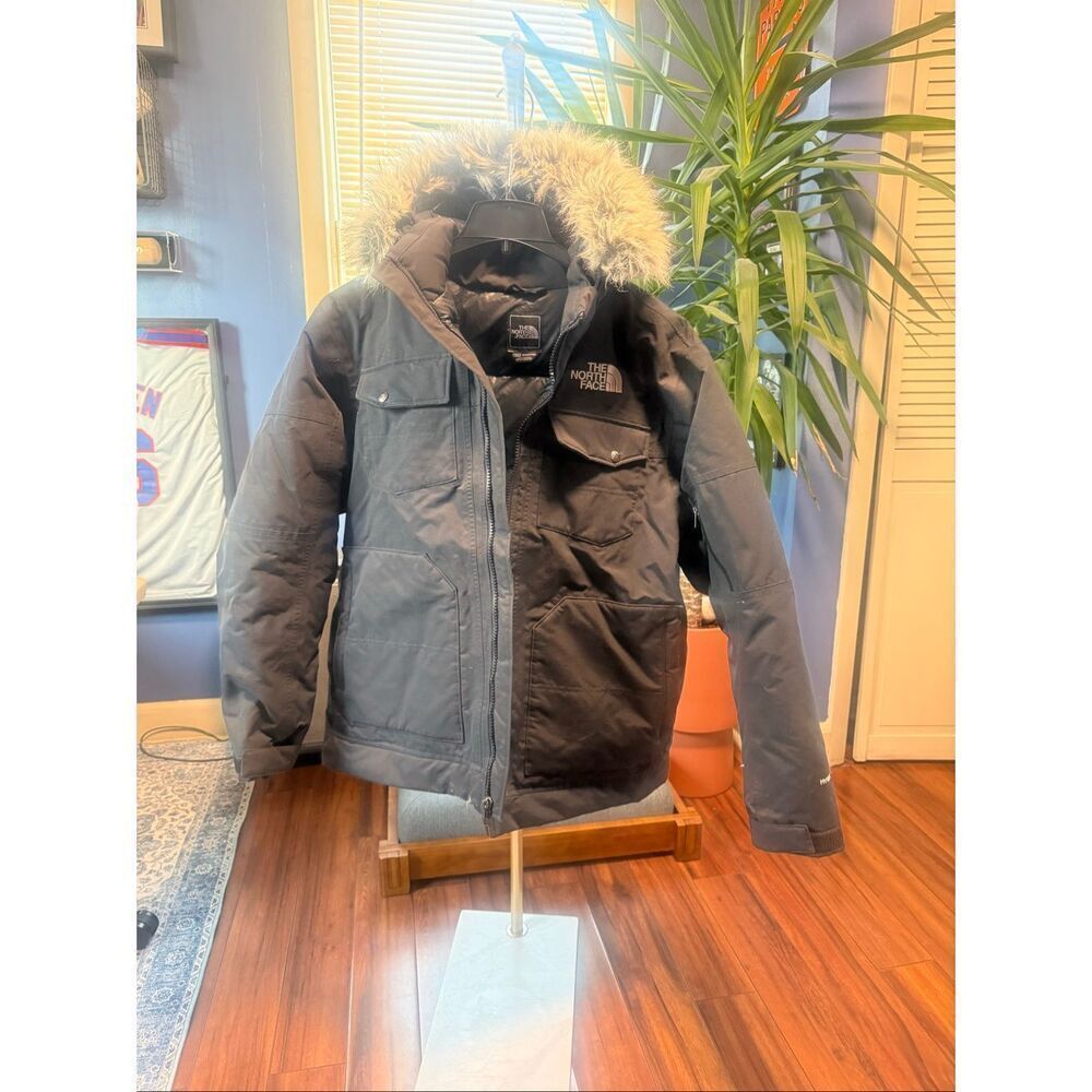 The North Face Men’s Yellowband Parka Size XL Jacket Hyvent 550 Down Blk. - Picture 2 of 7
